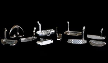 An assortment of putters